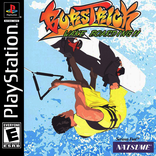 Burstrick Wake Boarding box art for Playstation